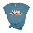 thumbnail image 1 of Mom Shirt Retro Script Tee Women Cute Gift Mothers Day Top Novel, 1 of 6