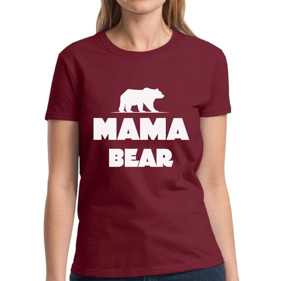 Mom Shirt - Women's Graphic Tees - Mama Bear Mothers Day Gifts from Son Daughter Husband