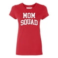 thumbnail image 1 of Mom Squad Birthday Pregnancy Mother's Day Gift Women's T-shirt, 2XL, Red, 1 of 2
