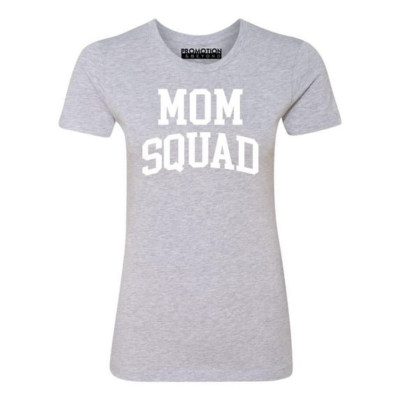 Mom Squad Birthday Pregnancy Mother's Day Gift Women's T-shirt, 3XL, H. Grey