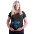 thumbnail image 1 of Mom Squared Pregnancy Announcement Women's Maternity T Shirt Tee Brisco Brands S, 1 of 7