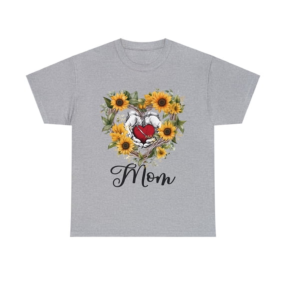 Mom Sunflower Heart Shirts, Mom Shirt, Mother's day gift ID-0201-QFFV