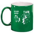 thumbnail image 1 of Mom Superstar Unicorn Funny Mother Ceramic Coffee Mug Tea Cup Gift for Her (11oz Green), 1 of 1