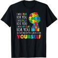 thumbnail image 1 of Mom Support Autism Awareness Autistic Boy Son Puzzle Womens T-Shirt, 1 of 4