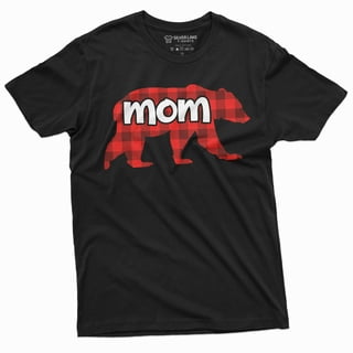 Red Plaid Granny Bear Two Cubs Matching Buffalo Pajama Xmas T-Shirt Red Plaid Granny Bear Two Cubs Matching Buffalo Pajama Xmas T-Shirt