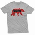 thumbnail image 1 of Mom T-Shirt Mother Bear With Pijamas Mother'S Day Mama Tee Shirt (X-Large Grey), 1 of 6
