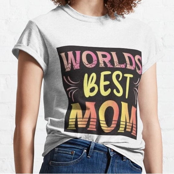 Mom T Shirts Happy Gif Classic T-shirt