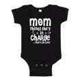 thumbnail image 1 of My Mom Thinks She'S In Charge. That'S So Cute New Born Baby Unisex Baby Bodysuit Cute Baby Onesie, Baby Bodysuit Lat 4424 Cute Baby Onesie, BABY BODYSUIT LAT 4424, 1 of 3