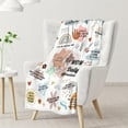 thumbnail image 1 of Mom Throw Blanket - Soft, Fuzzy & Warm - 30x40 Inches to My Mom Blankets for Lap - White Modern Throws Birthday Gifts from Daughter or Son, 1 of 1