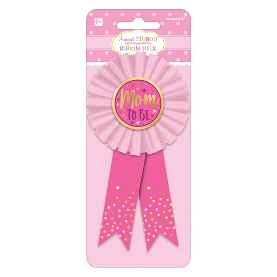 Mom To Be Award Ribbon Badge New Baby, Shower