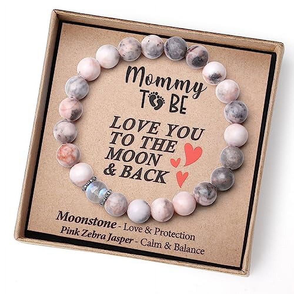 BOSHG Mom To Be Gifts for 1st Time Mom New Mom Mothers Day Gifts Pregnant Expecting Mom First Time Mom Gift Women Bracelet Mama To Be Gifts Presents Christmas Valentines Day