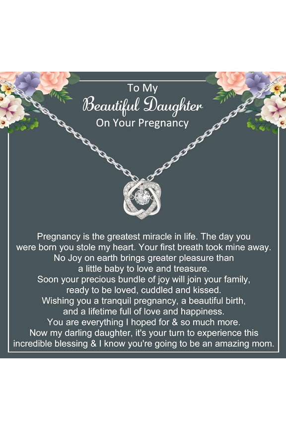 Mom To Be, New Mom Gift for First Time Moms, Sterling Silver Pearl Necklace for Pregnant Daughter