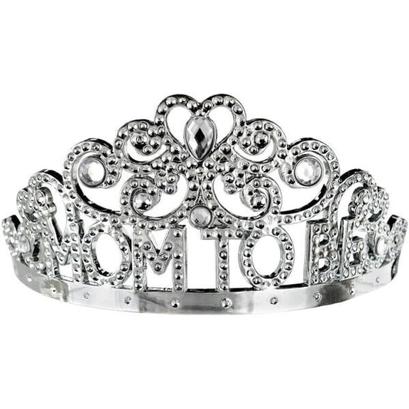 Mom To Be Silver Tiara 1 Pc