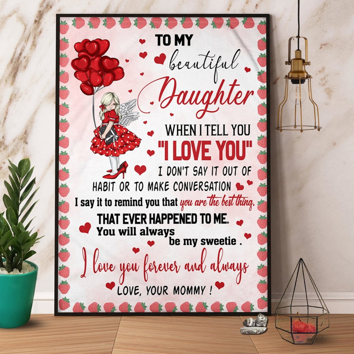 Mom To My Beautiful Daughter When I Tell You I Love You Paper Poster No ...