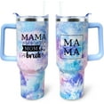thumbnail image 1 of Mom Tumbler 40 oz Tumbler with Handle and Straw Lid Leak Proof - Best Mom Ever Tumbler for Christmas Mothers Day Birthday Gifts for Mom Women - Stainless Steel Cup, 1 of 6
