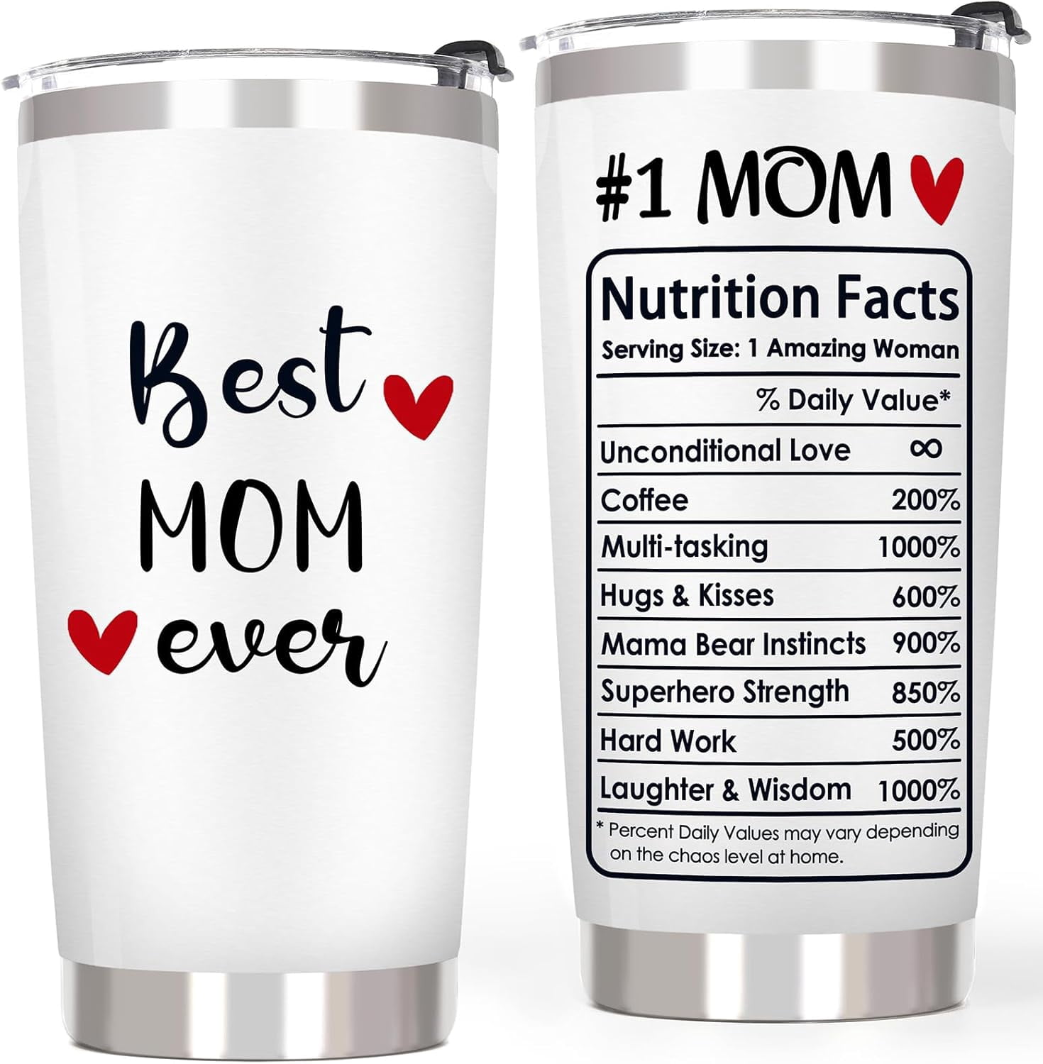 Mom Tumbler, Christmas Gifts from Daughter Son - Best Mom Ever Gifts ...