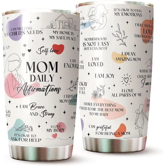 Mom Tumbler - Gifts for Mom, Mother, Mommy from Daughter, Son - Gifts For Mom On Mothers Day, Christmas, Birthday - Mom Cup - Mom Coffee Mug