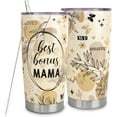 thumbnail image 1 of Mom Tumbler With Straw and Lid, Stainless Steel 20oz Tumbler for Mama Birthday Mother''s Day Christmas Gifts from Daughter Son, 1 of 6