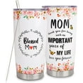 thumbnail image 1 of Mom Tumbler With Straw and Lid, Stainless Steel 20oz Tumbler for Mama Birthday Mother''s Day Christmas Gifts from Daughter Son, 1 of 6