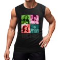 thumbnail image 1 of Mom Vibes Men'S Muscle T-Shirt, Sleeveless, Muscle Tank Tee Top M, 1 of 7