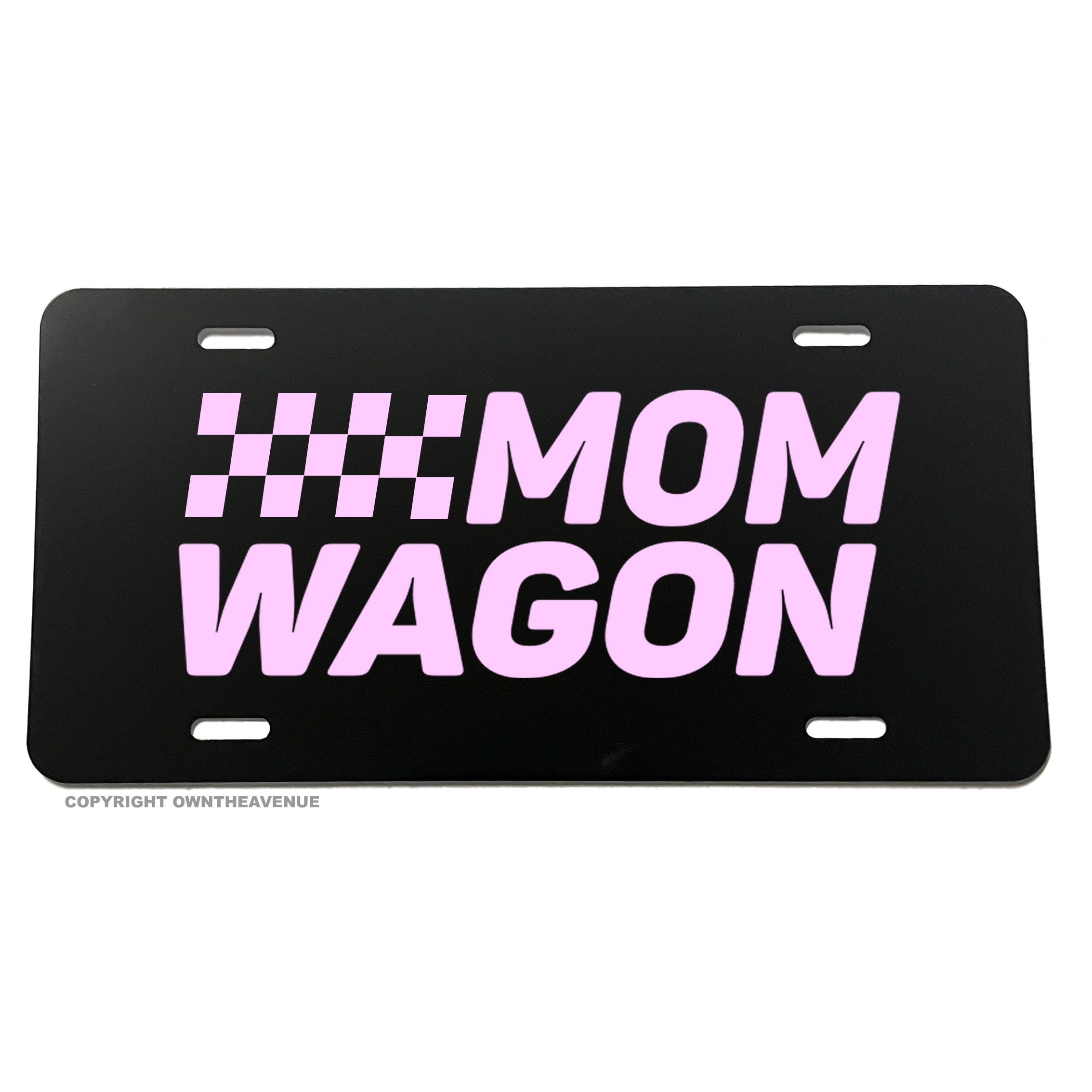 "I Love Being A MOM" Stainless Steel License Plate Frame - Rustproof, Includes Screws & Caps For US/Canada Cars