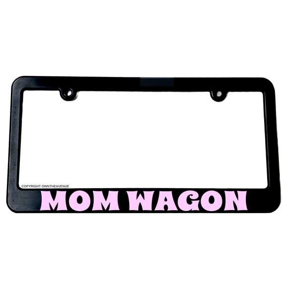 Mom Wagon Funny Joke License Plate Frame - Model V936