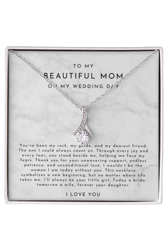 Mom Wedding You've Been My Rock Necklace A Meaningful Necklace Perfect For Anniversaries Birthdays Valentine Version 700, Gold Alluring Necklace