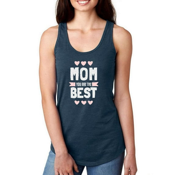 Mom You Are The Best Racerback Tank Women -Image by Shutterstock, Female Large