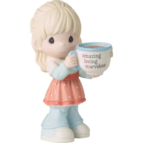 Mom, You’re Amazing Blonde Girl - Girl holding Coffee