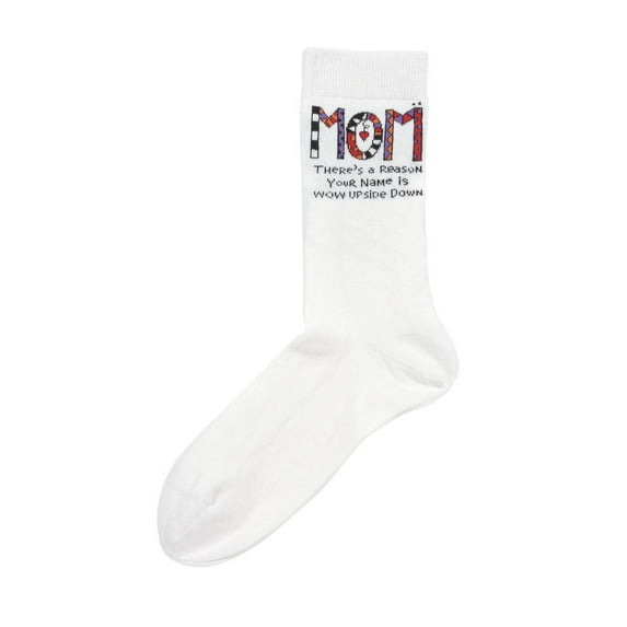 Enesco Our Name Is Mud Cuppa Doodle Mom Socks