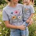thumbnail image 1 of Mom and Baby Shirt, Raising A Wildflower Matching Family Shirts, Cute Floral Mama and Mini Outfit, Mother Daughter Gift, Birthday Gift for Mom, 1 of 6
