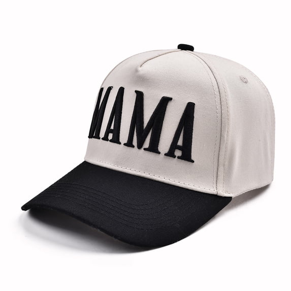 Mom and Dad Hats - 3D Embroidered Adjustable Baseball Caps Gift for Couples New Parents Black One Size