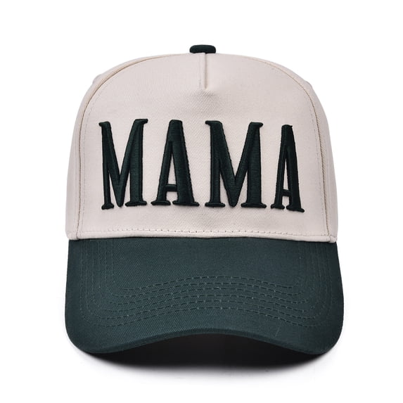 Mom and Dad Hats - 3D Embroidered Adjustable Baseball Caps Gift for Couples New Parents Green One Size