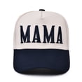 thumbnail image 1 of Mom and Dad Hats - 3D Embroidered Adjustable Baseball Caps Gift for Couples New Parents Navy One Size, 1 of 3