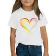 thumbnail image 1 of Mom and Daughter Matching Outfits I Cute Love Heart Graphic Mommy and Me Shirts Spring and Summer Outgoings Photoshoots, 1 of 5