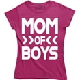 thumbnail image 1 of Mom of Boys Girls Funny Mother's Day - Wife Birthday Gift Women's T-Shirt, 1 of 4