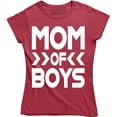 thumbnail image 1 of Mom of Boys Girls Funny Mother's Day - Wife Birthday Gift Women's T-Shirt, 1 of 4