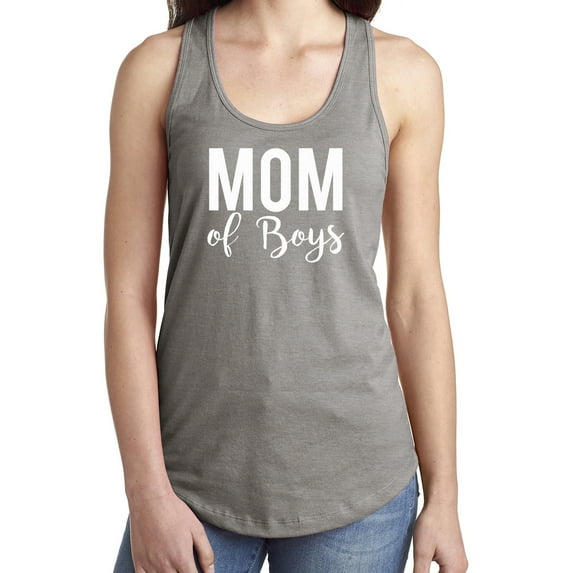 Mom of Boys Racerback Tank