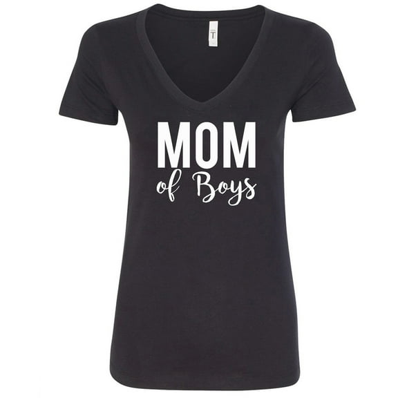 Mom of Boys Womens V-Neck Tee