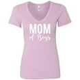thumbnail image 1 of Mom of Boys Womens V-Neck Tee, 1 of 1