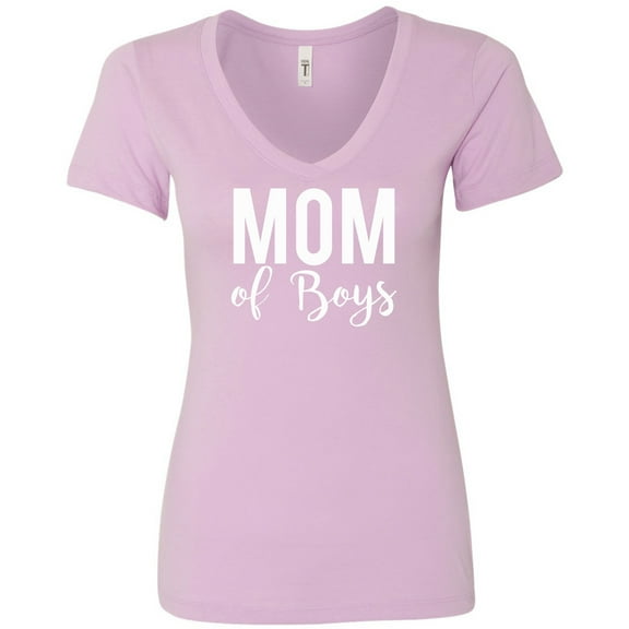 Mom of Boys Womens V-Neck Tee