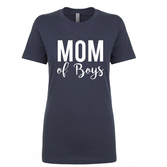 Mom of Boys Womens crewneck tee