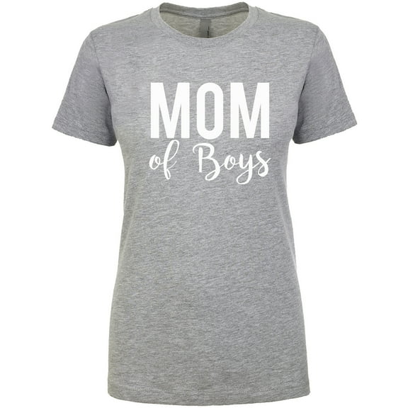 Mom of Boys Womens crewneck tee