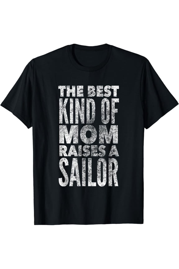 Mom of Navy Sailor T-Shirt Funny Mother Gift Tee Shirt
