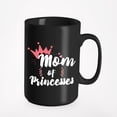 thumbnail image 1 of Mom of Princesses, Black 15oz Ceramic Mug, 1 of 5