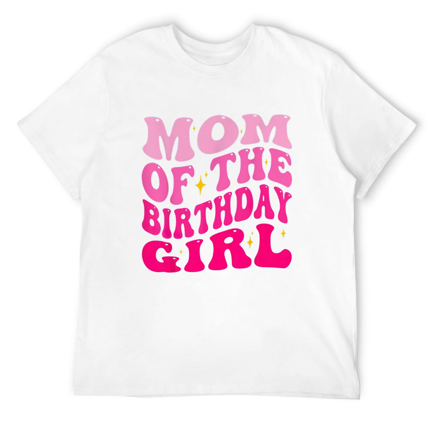 Mom of The Birthday Girl Party Girls Groovy Retro For Mommy T-Shirt ...