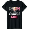 thumbnail image 1 of Mom of The Birthday Girl Tee Farm Cow Mommy Mama 1st T-Shirt, 1 of 4
