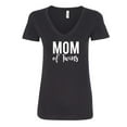 thumbnail image 1 of Mom of Twins Womens V-Neck Tee, 1 of 2