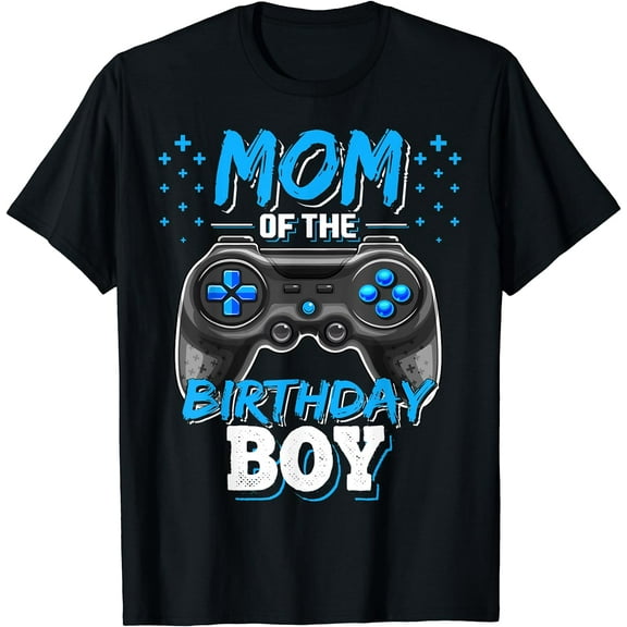 Mom of the Birthday Boy Matching Video Gamer Birthday Party T-Shirt