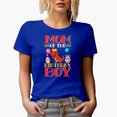 thumbnail image 1 of Mom of the Birthday Boy - Mother of a Bday Boy, Royal Blue T-Shirt, 3XL, 1 of 5